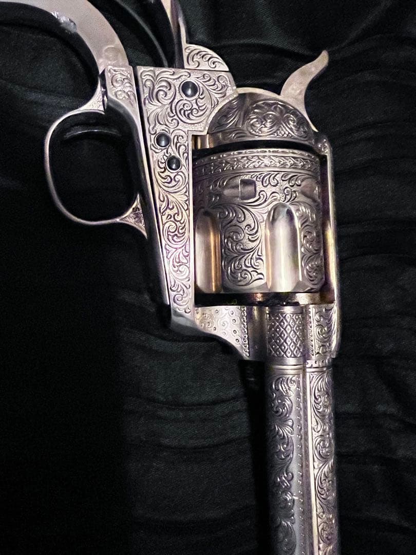 Display M1873 Colt Cavalry 装飾的な金ーリボルバー