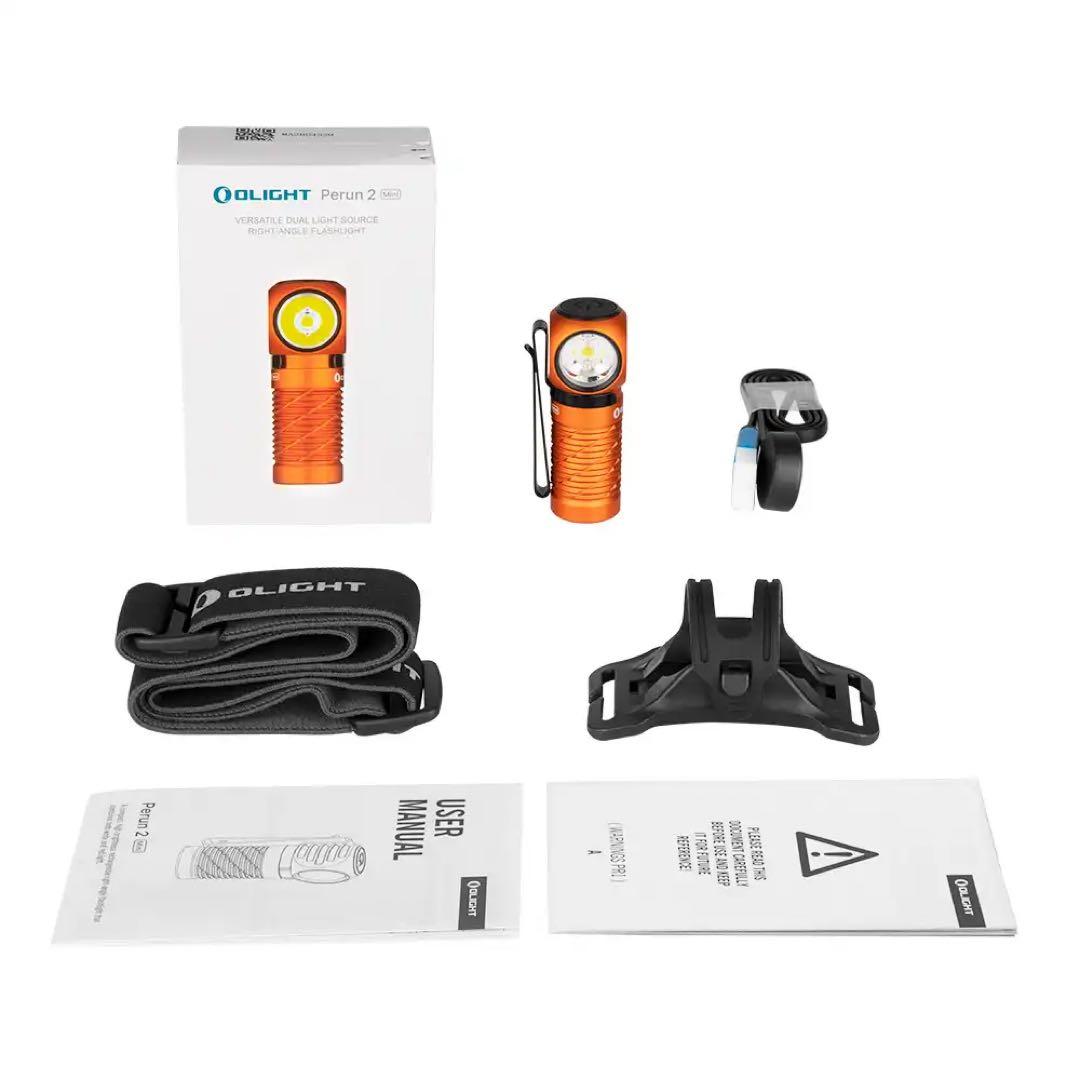 OLIGHT(オーライト) Perun 2 Mini オレンジ 昼光色CW