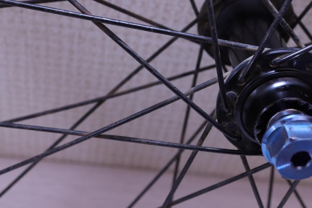 マツケン　BMX 完組フロントホイール 20インチ チタンシャフト 超軽量