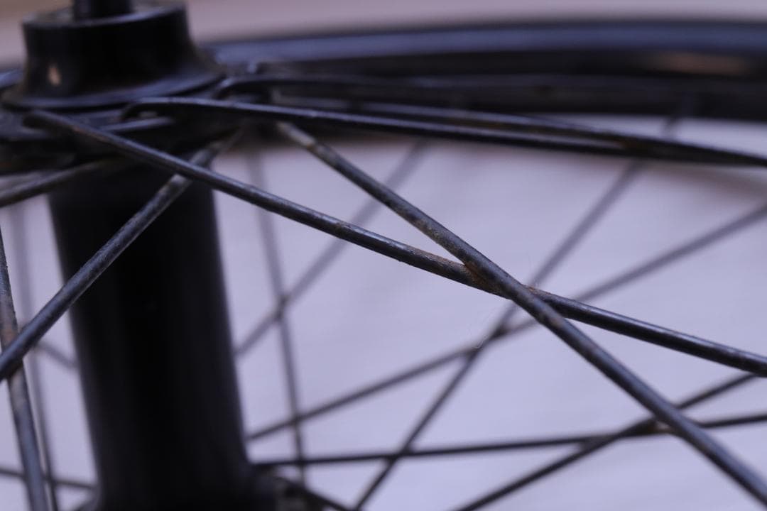 マツケン　BMX 完組フロントホイール 20インチ チタンシャフト 超軽量