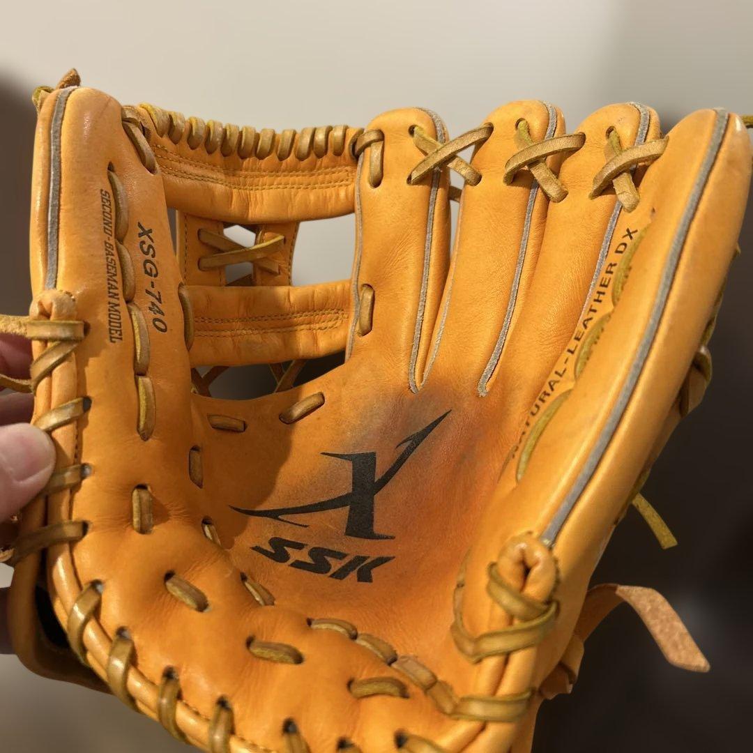 SSKミスターエックス 限定モデル 元久保田スラッガー職人製作 内野用