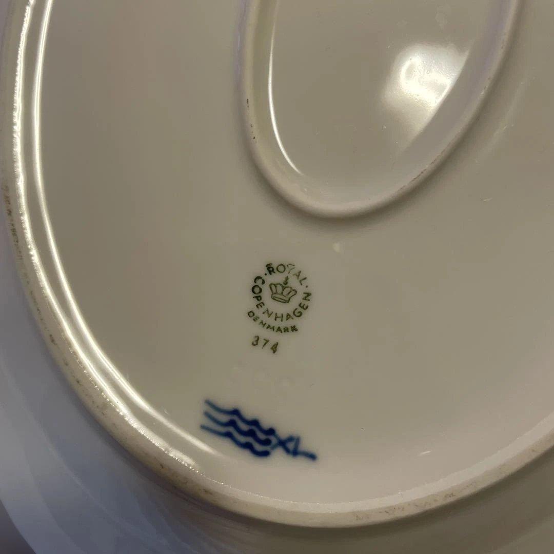   花柄 楕円形皿
