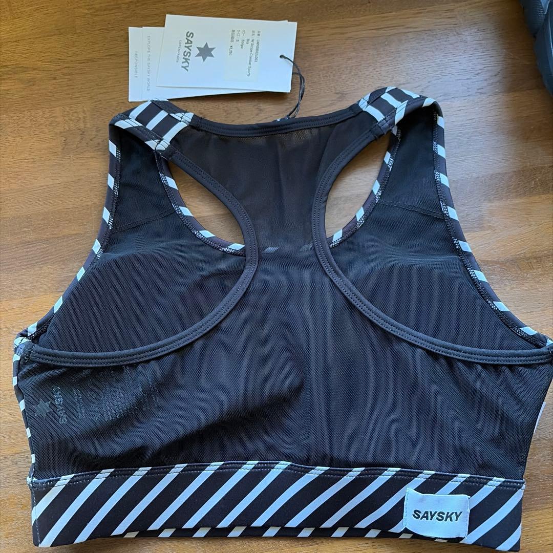 ウォーキング・ランニングウェア SAYSKY W Stripe Comfort Sports Bra S