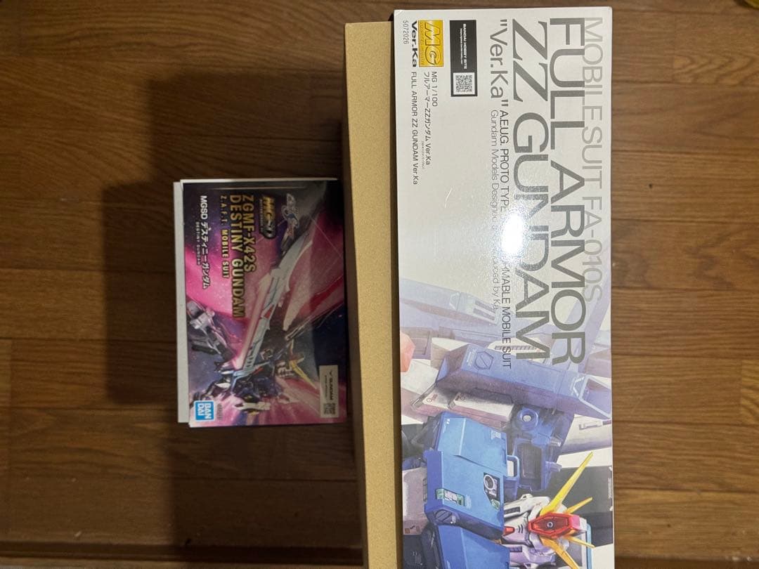 MGSD デスティニーガンダム　MG フルアーマーZZガンダムVer.Kaセット