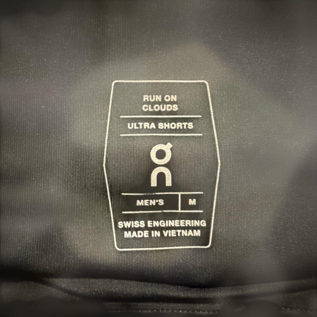 On Ultra Shorts メンズ M ブラック　ランニング