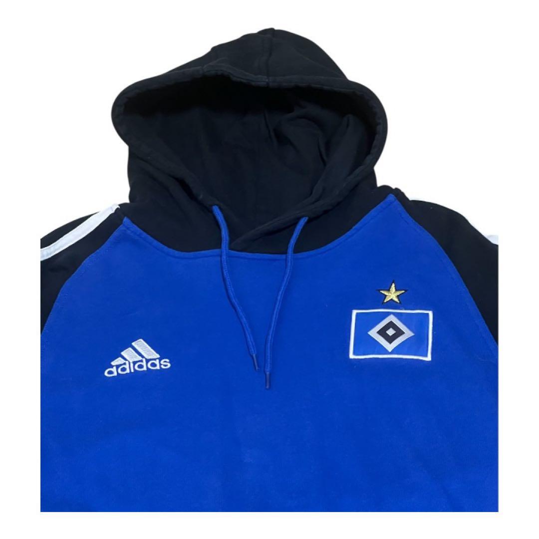 90s~00s adidas ハンブルガーSV コラボ　パーカー　ビンテージ希少