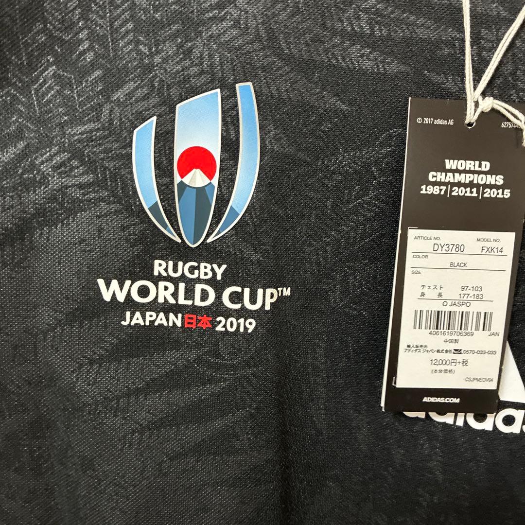 新品19年RWC NZ代表オールブラックス adidas XL