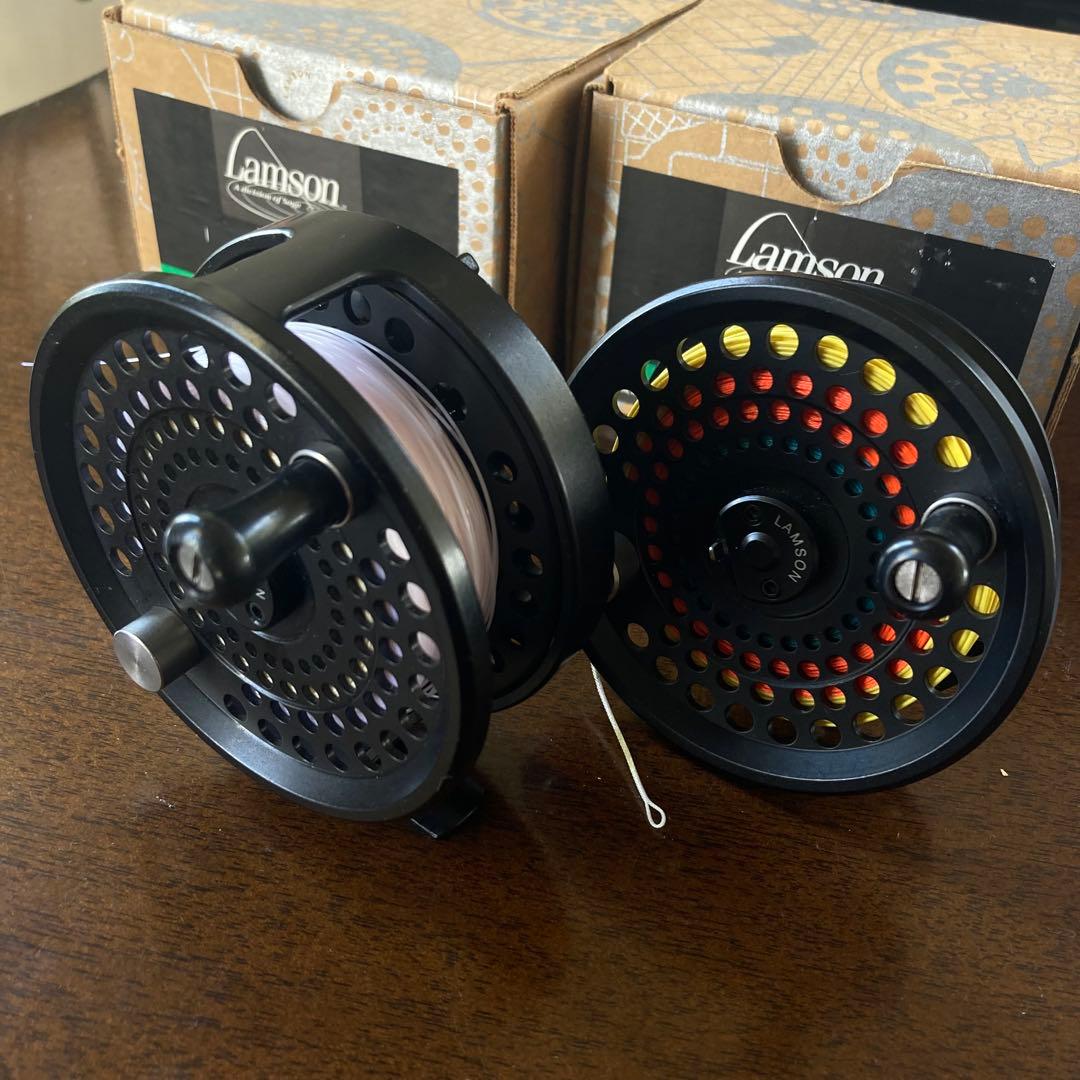 LAMSON LP3 ラムソン　スペアスプール付　フライリール