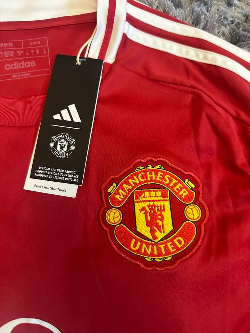 マンチェスター・ユナイテッド adidas シャツ 赤