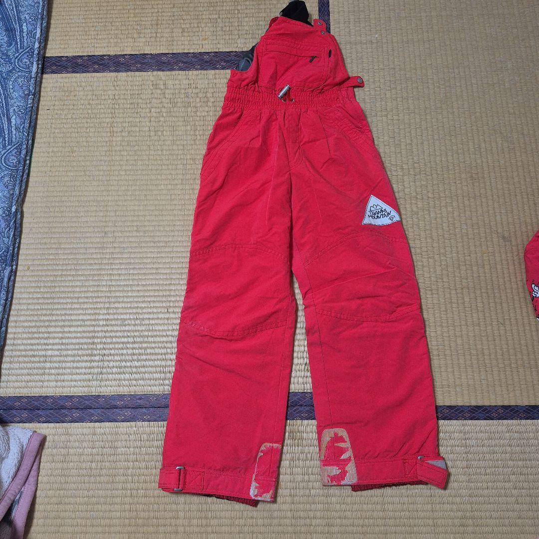 希少 秋山孝デザイン デサント 110 スキーウェア上下 ＆ SWANSゴーグル