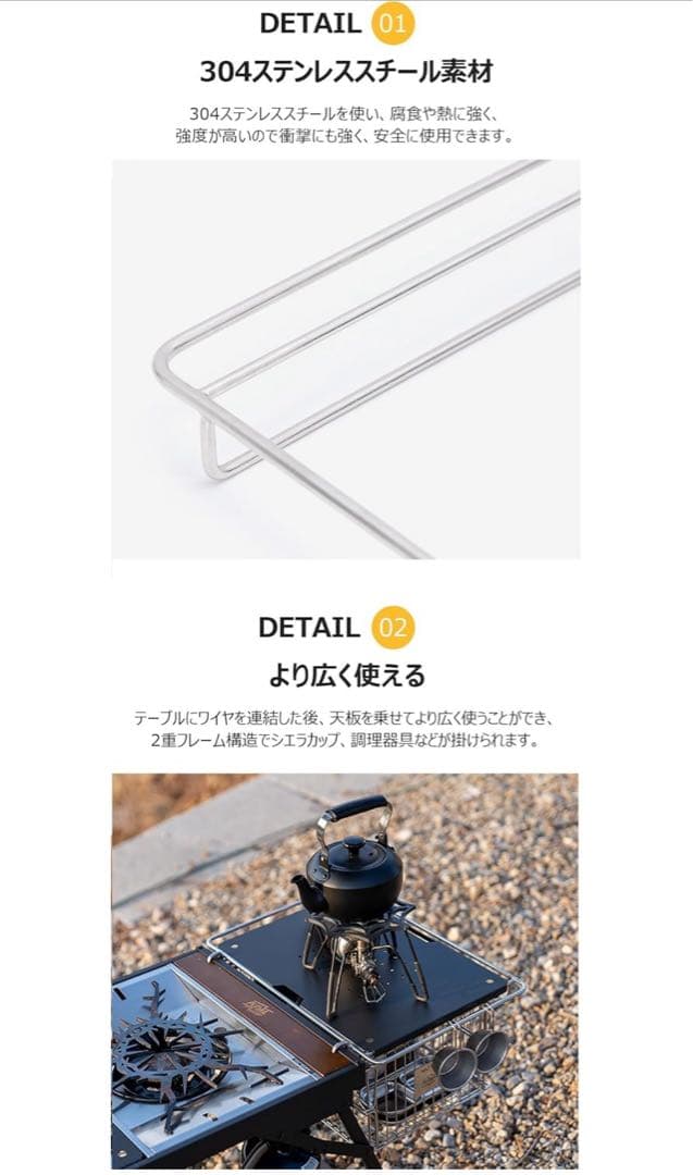 【プルマIGTテーブル用アクセサリー】 IGT互換可能な折り畳みカゴ&据置ワイヤ