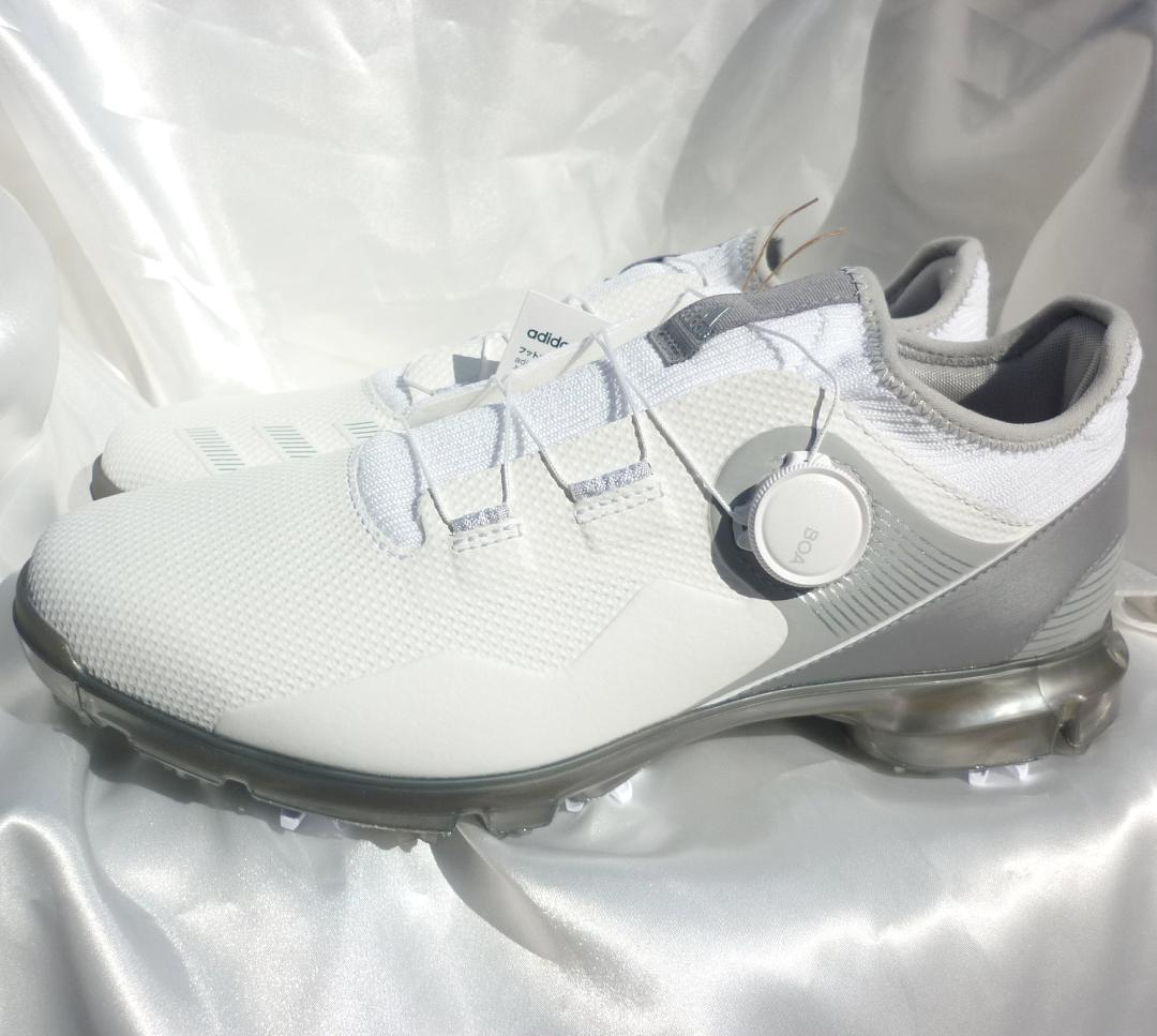 新品28cm adidas αFLEX Boa 21ボア 白ゴルフシューズ