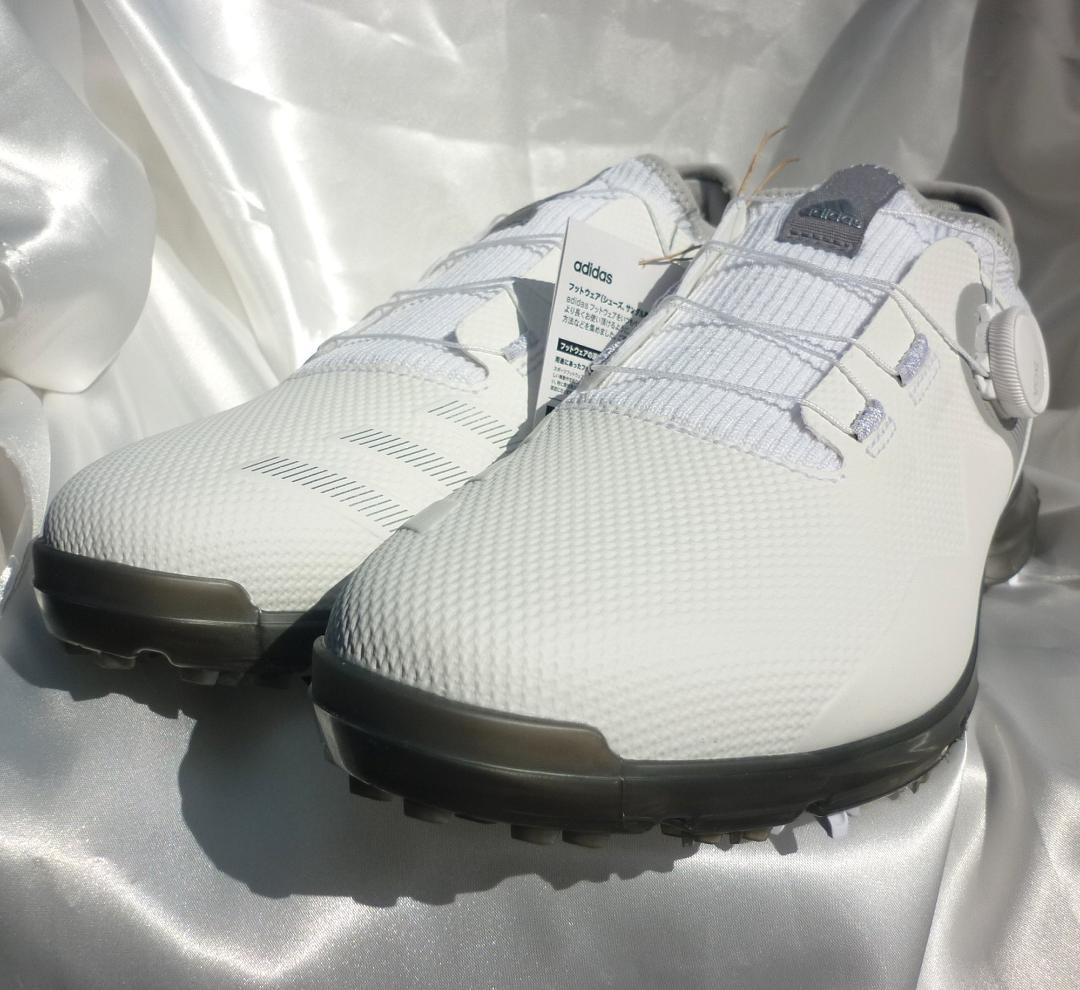 新品28cm adidas αFLEX Boa 21ボア 白ゴルフシューズ