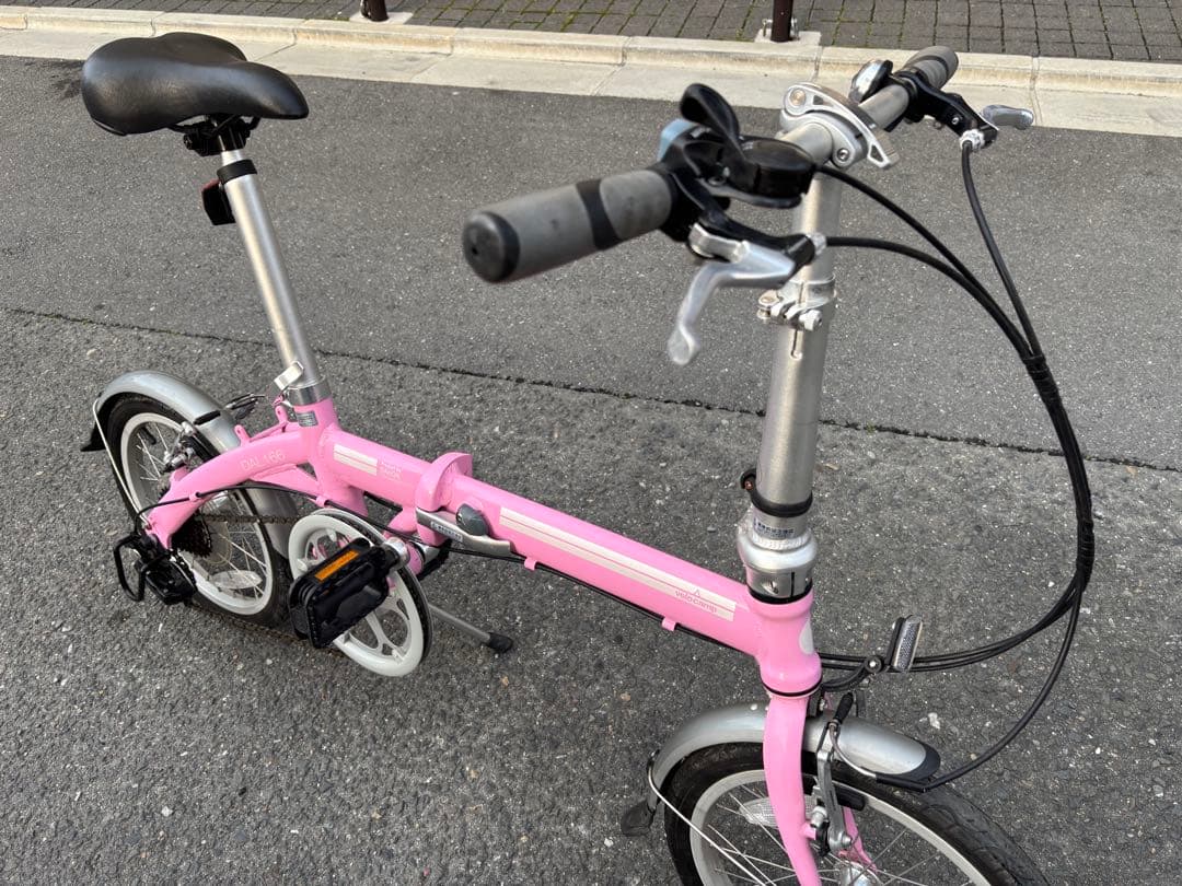 DAHON DAL166 折りたたみ自転車 ピンク　ミニベロ