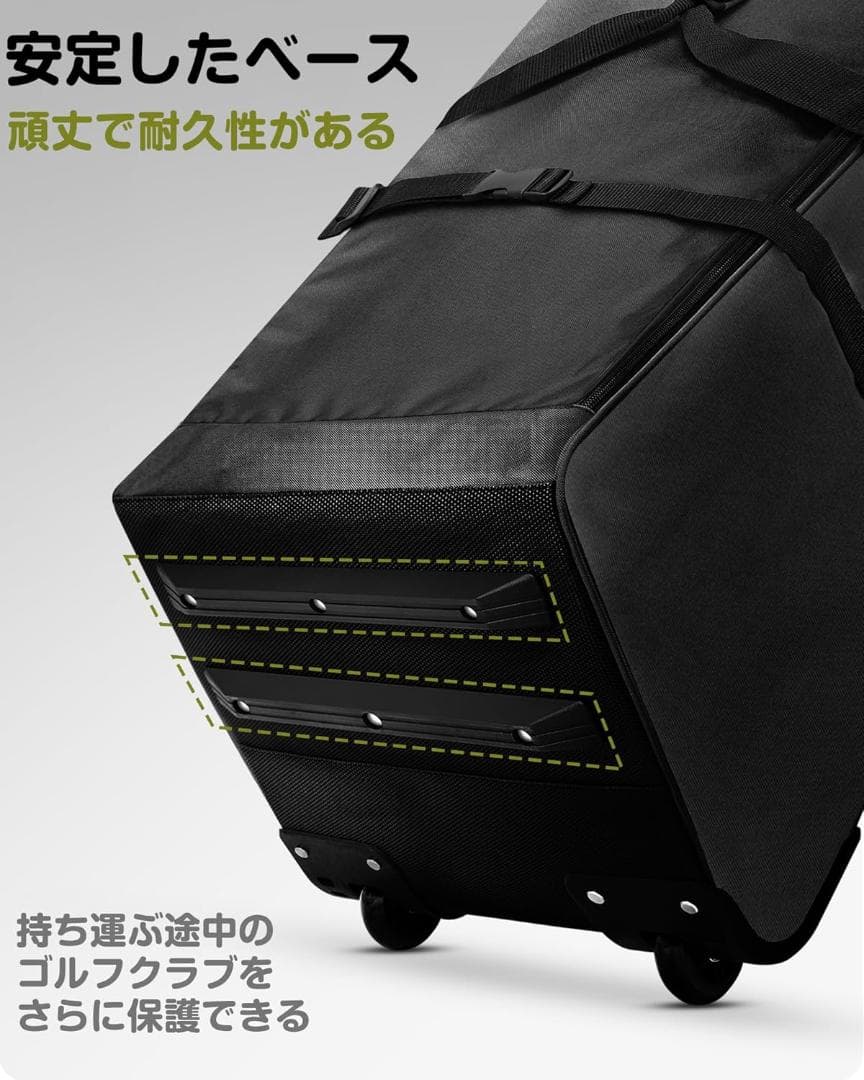 《開封済・未使用》OutdoorMaster ゴルフ トラベルバッグ ブラック