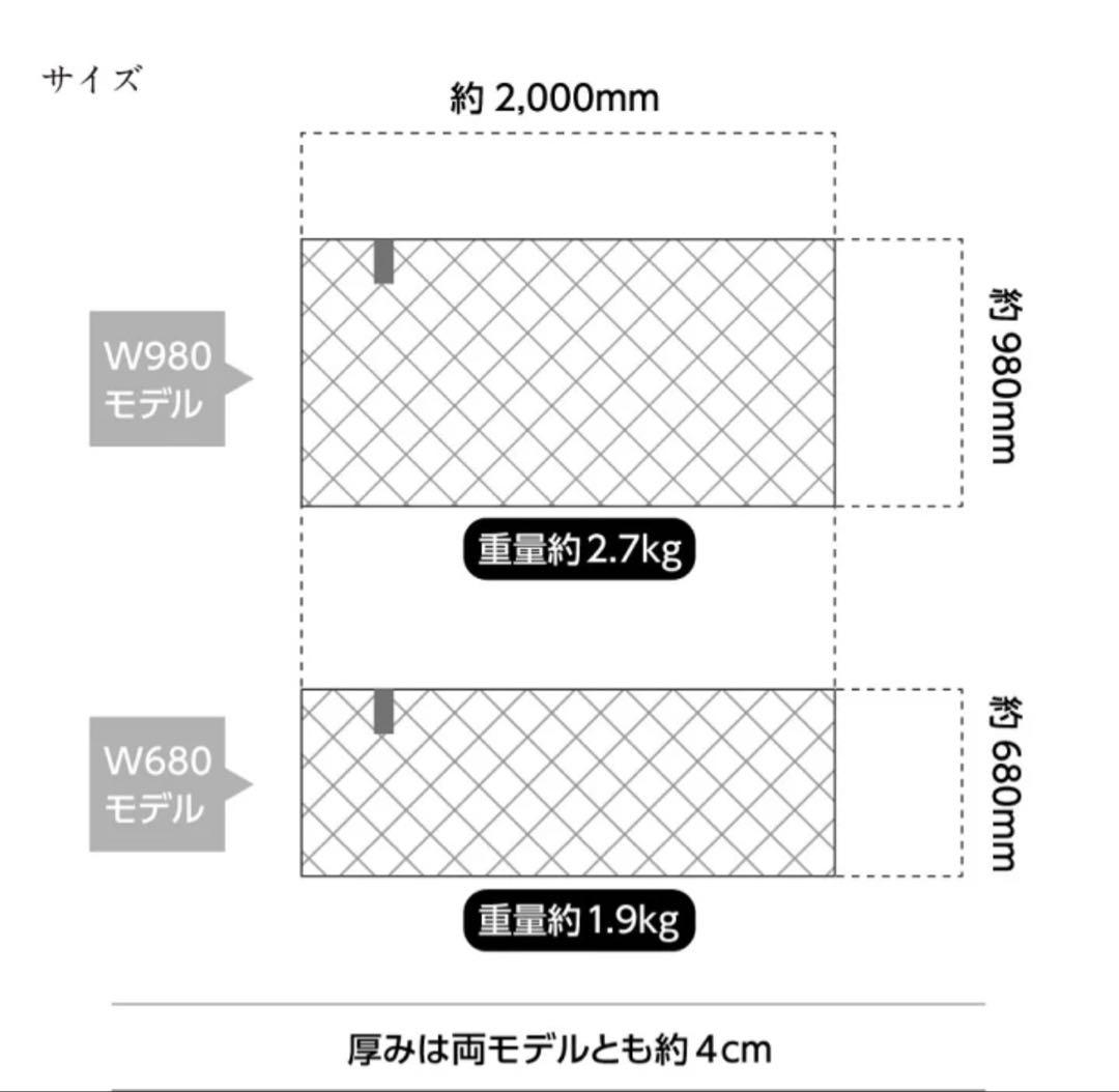 車中泊用スリーピングマット 2個セット