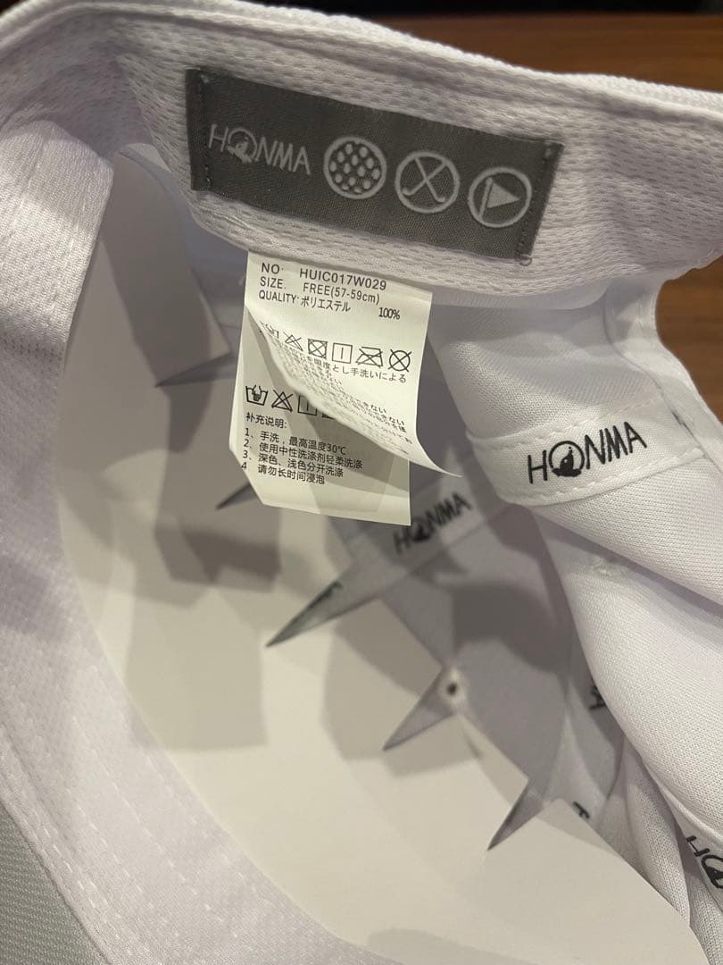 HONMAキャップ　金澤志奈選手　サイン入り