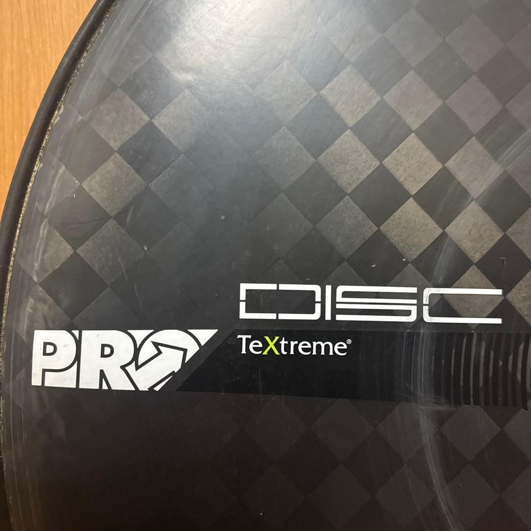 シマノ プロ TEXTREME ディスクホイール 11/12sチューブラー