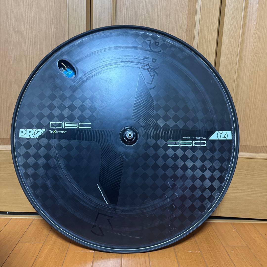 シマノ プロ TEXTREME ディスクホイール 11/12sチューブラー