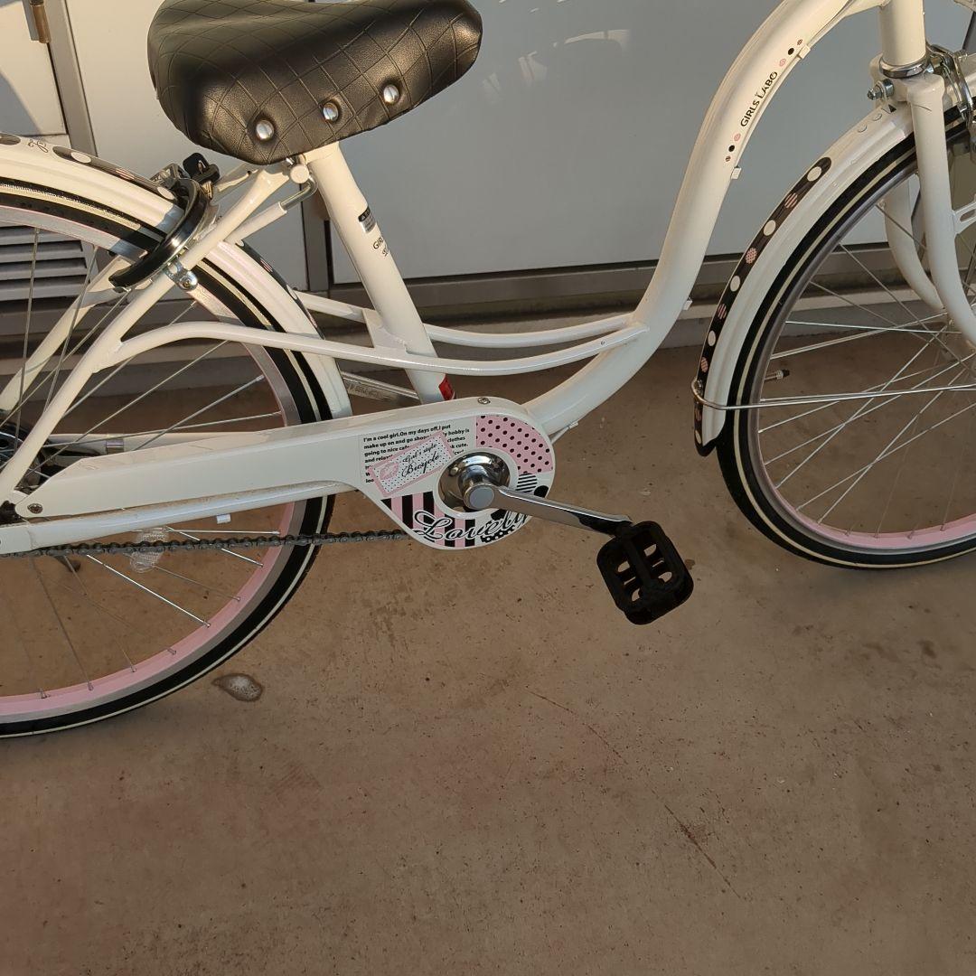 サイクルベースあさひ⭐︎ガールズラボ⭐︎ホワイト24インチ自転車