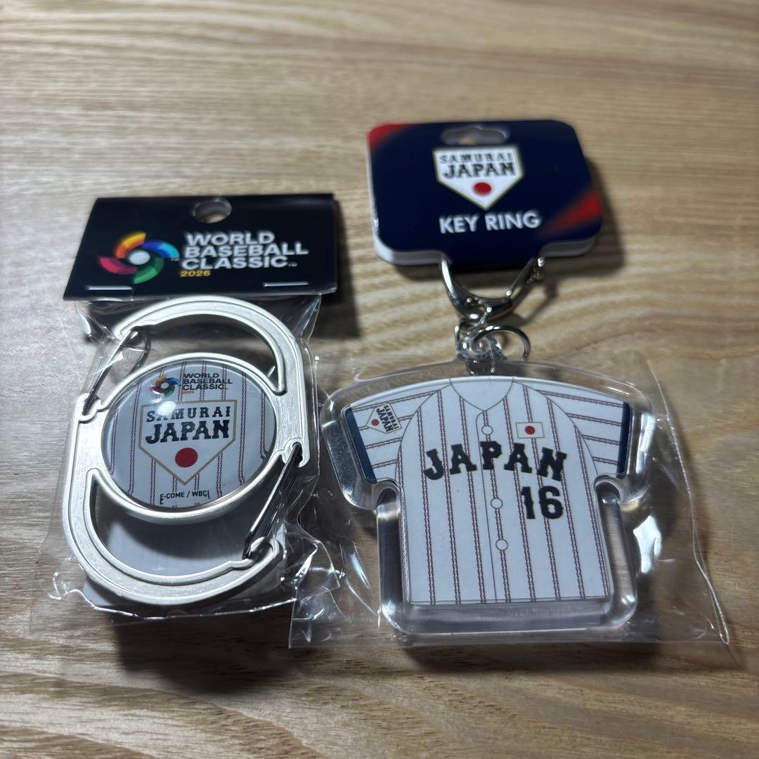 WBCワールドベースボールクラシックオフィシャルNo16大谷翔平選手グッズ４種