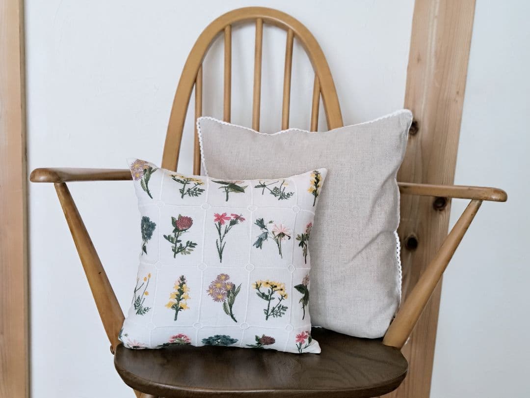 * botanical cushion ❀ * ボタニカル柄 クッション