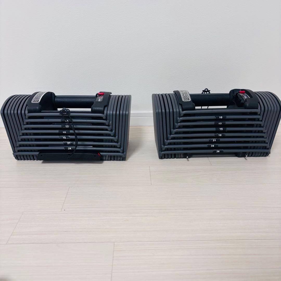 ①TOP FILM 可変式ブロックダンベルセット26kg×1個
