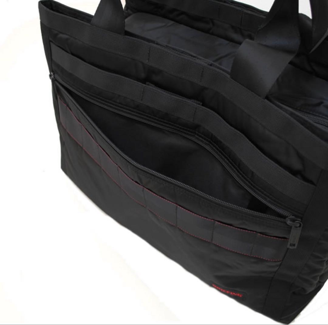 BRIEFING GOLF 3ROOMS WIRE L ECO TWILL 黒