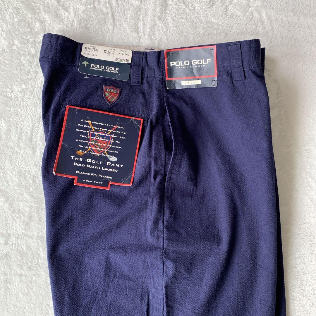 希少 POLO GOLF ラルフローレン 綿 コットン パンツ スラックス