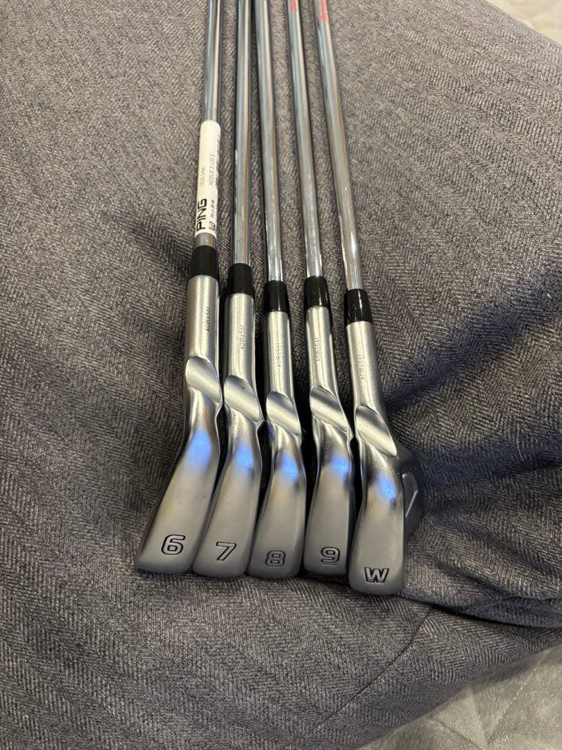 PING i525アイアンセット 6 7 8 9 W 黒ドット