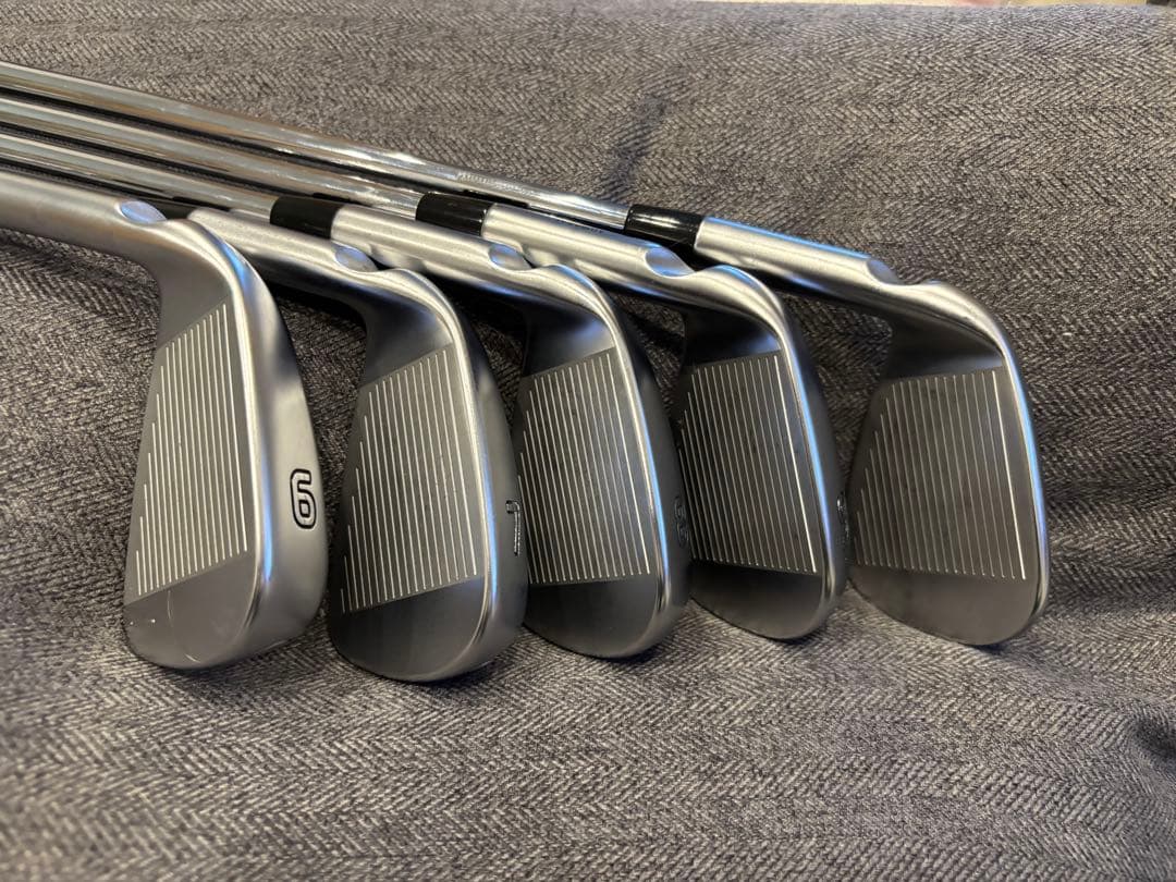 PING i525アイアンセット 6 7 8 9 W 黒ドット