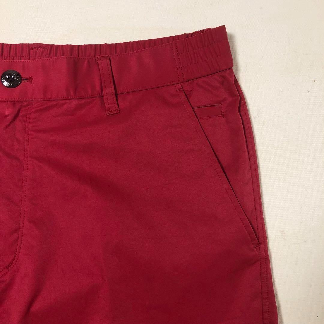 ランバンスポール ゴルフ ハーフ ショート パンツ レッド サイズ42