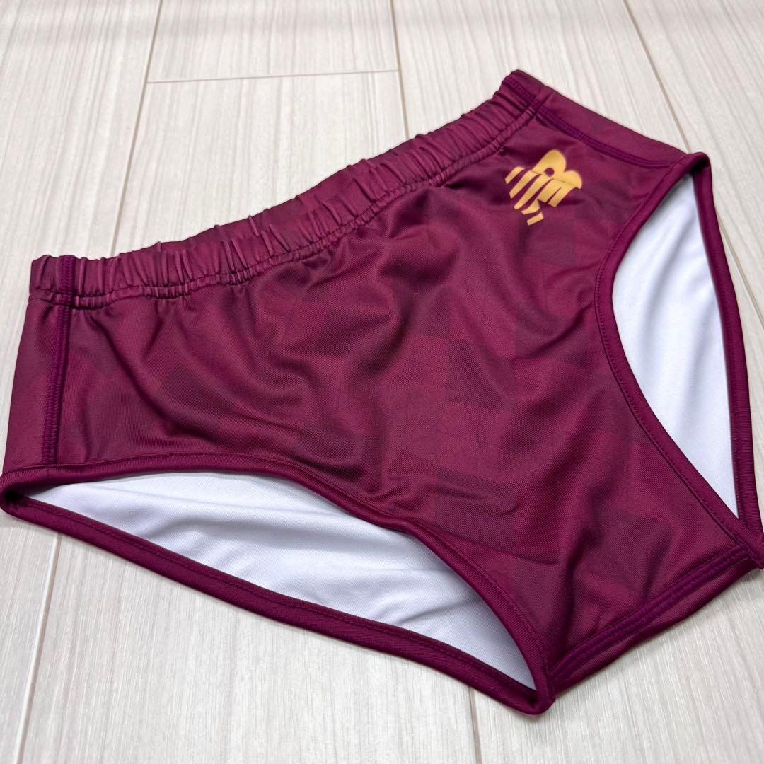ニューバランス　女子陸上レーシングショーツ　エンジ(アーガイル)　Mサイズ　新品