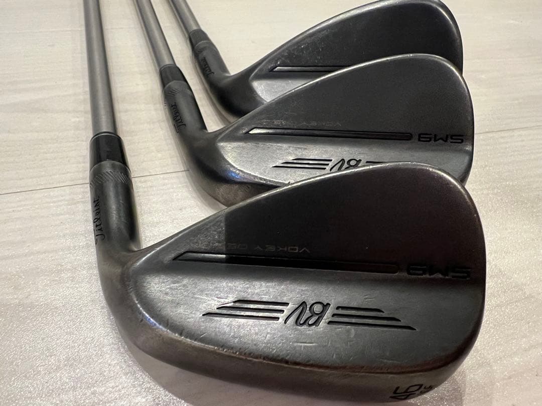 タイトリスト.SM9.ウェッジセット.スチールファイバー装着.46.5056