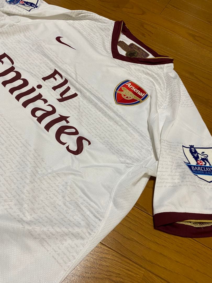 超希少 ARSENAL アーセナル NIKE サッカー07/08 アウェイ Ｍ
