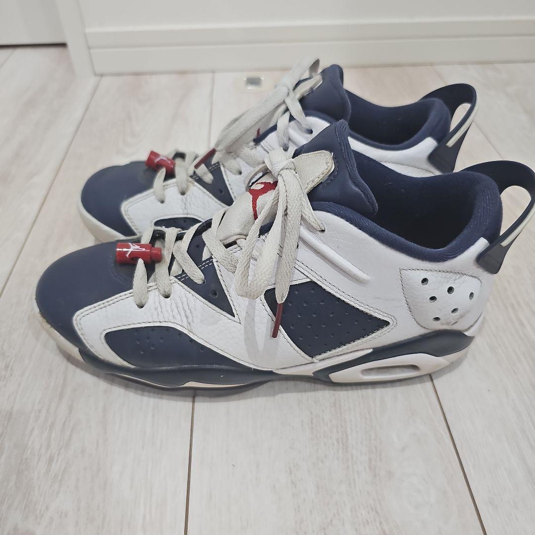 Air Jordan 6 ネイビー/ホワイト ゴルフシューズ