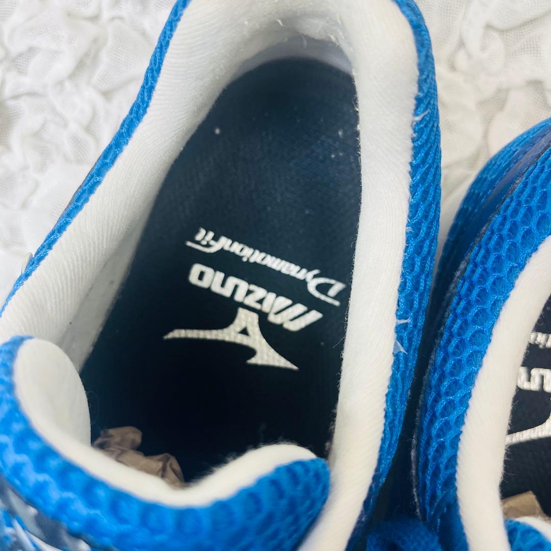 MIZUNOミズノランニングシューズ26青ブルー軽量メッシュ陸上マラソン完売品