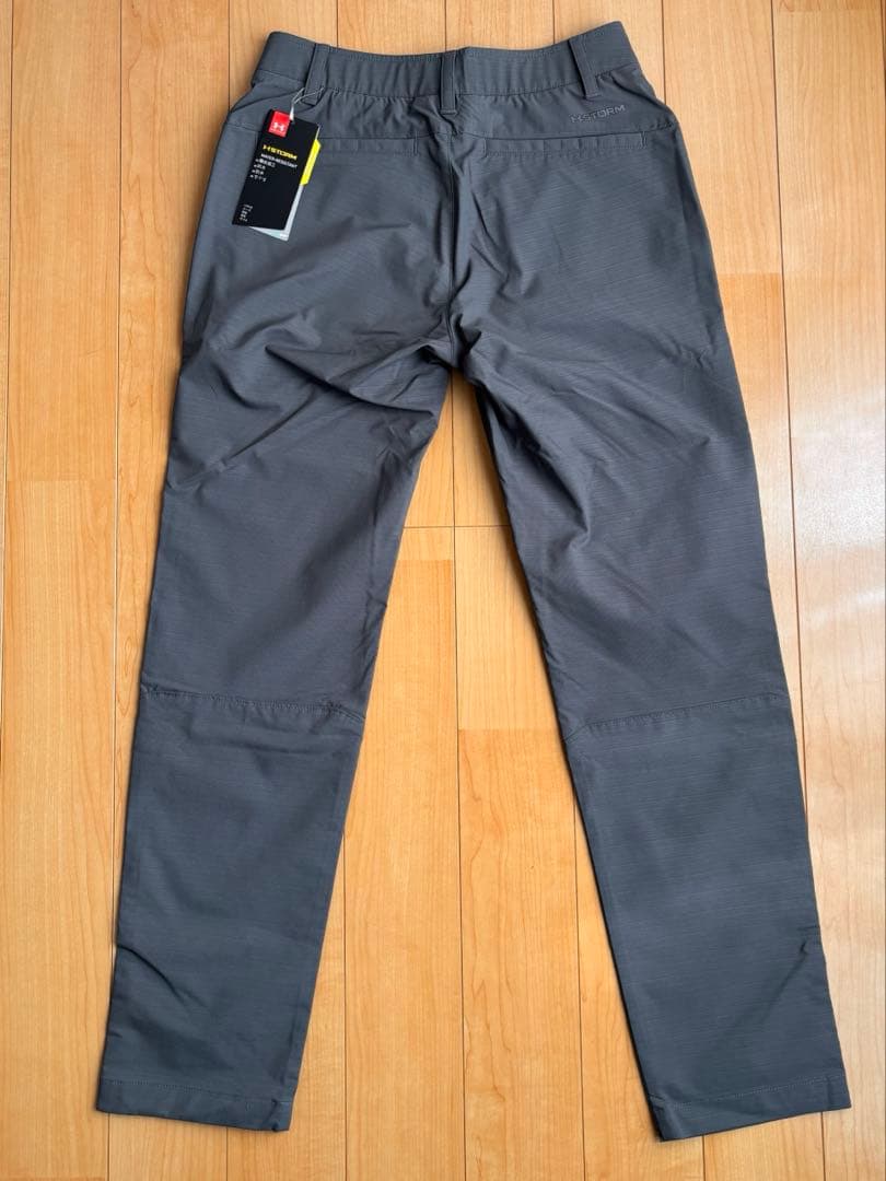 【新品タグ付】UNDER ARMOUR カジュアル パンツ グレー②