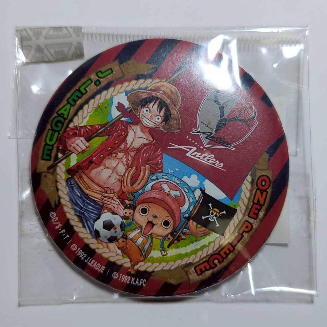 鹿島アントラーズ×ONEPIECE ルフィ・チョッパー缶バッジ