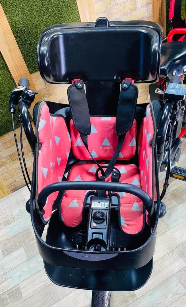 レッド系 パナソニック 子供乗せ電動アシスト自転車 ZH3203
