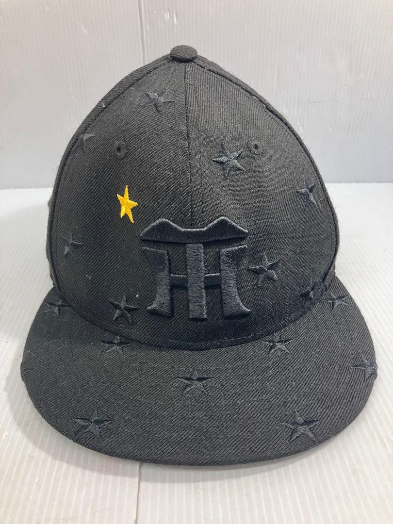 阪神タイガース × ニューエラ コラボキャップ スター柄 ブラック　保管品