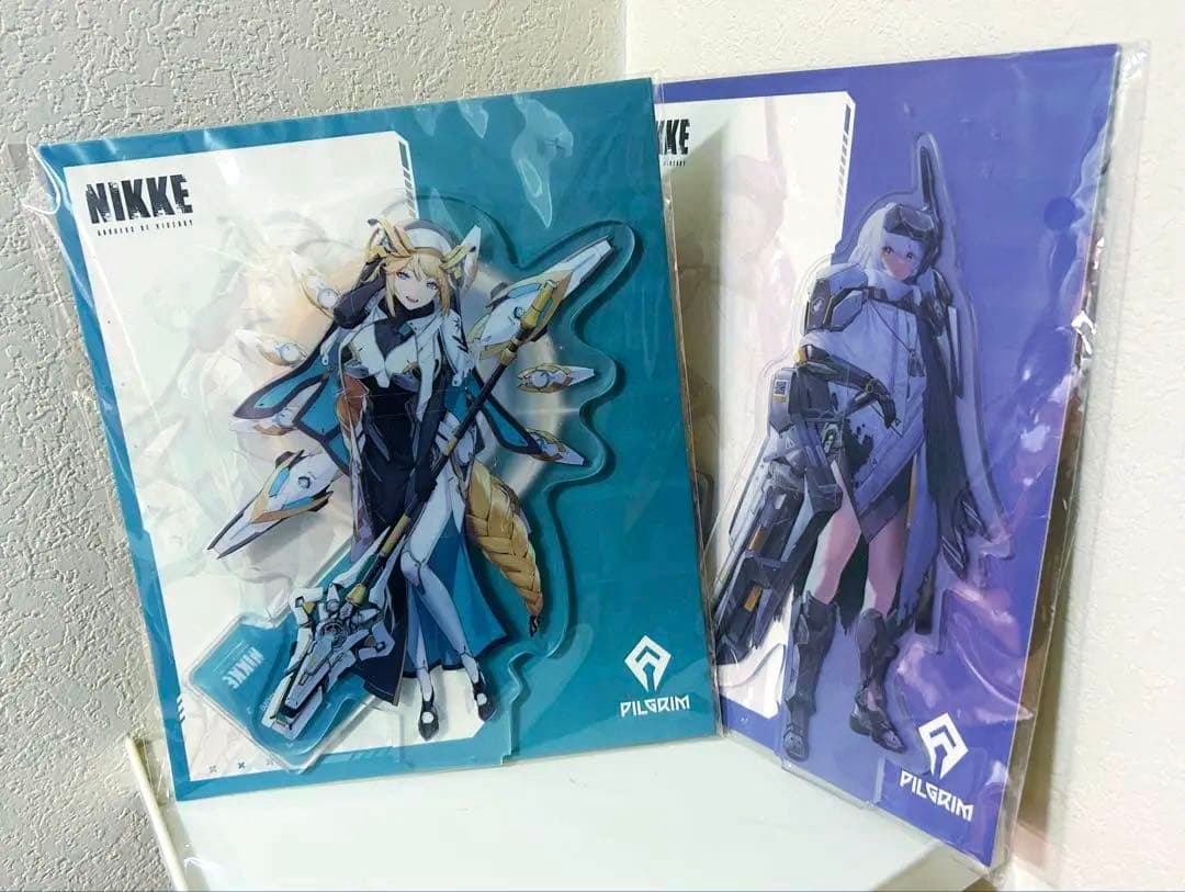 【超激レア・非売品】NIKKE 1周年 ピールオフ広告限定 アクスタ 4体セット