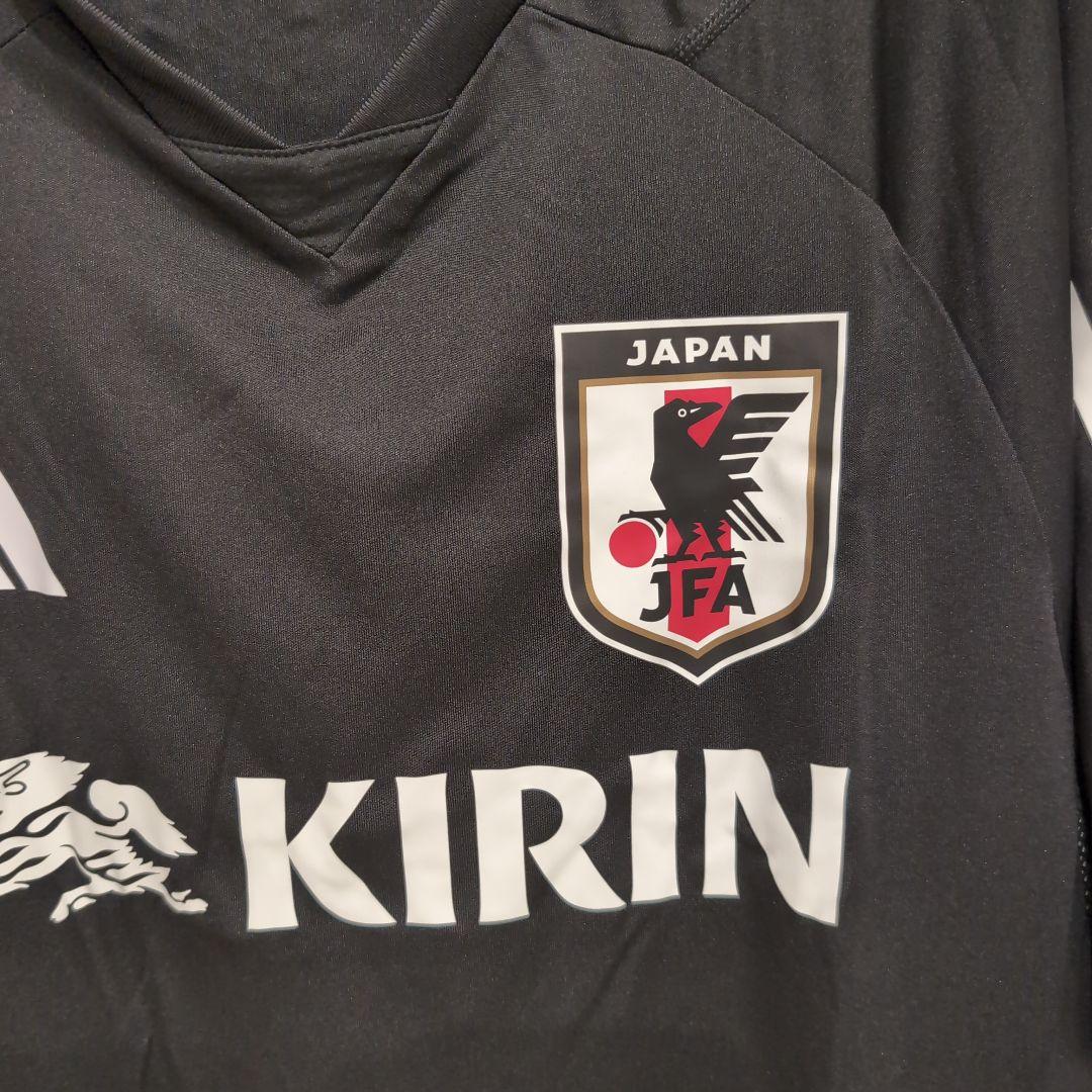 日本代表 アディダス 黒シャツ　XＬサイズ　非売品 プラクティスシャツ