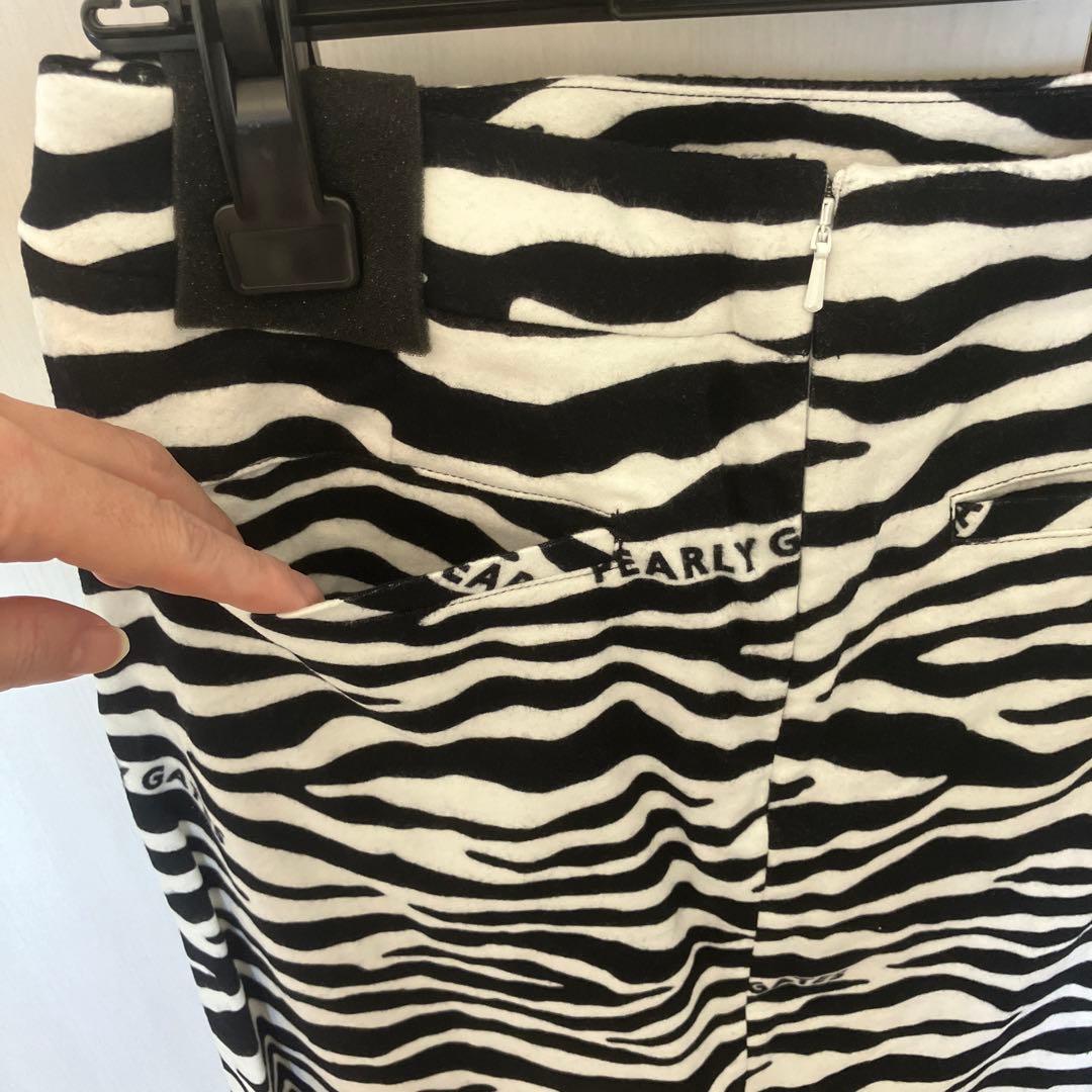 新品未使用　PEARLY GATES ゼブラ柄スカート