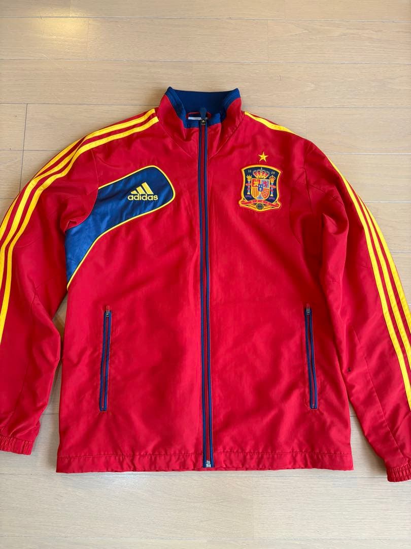adidas スペイン代表 ウインドブレーカー 上下セット