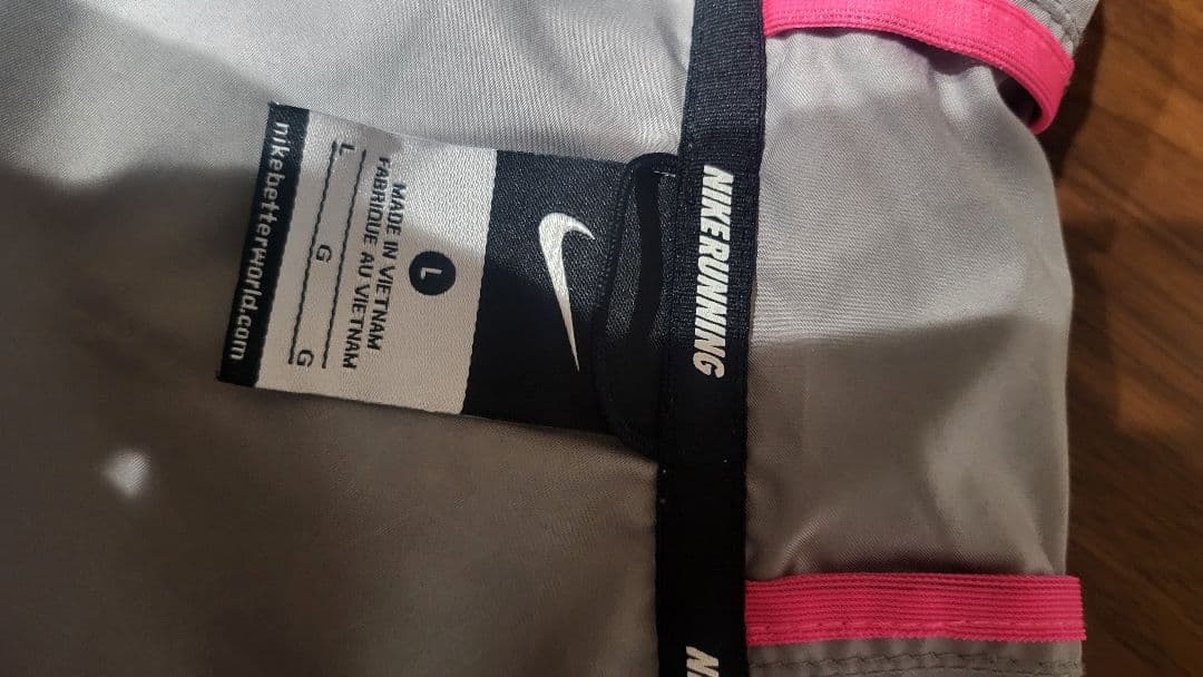 Nike 幾何学模様 フード付きジャケット ウィンドブレーカー L