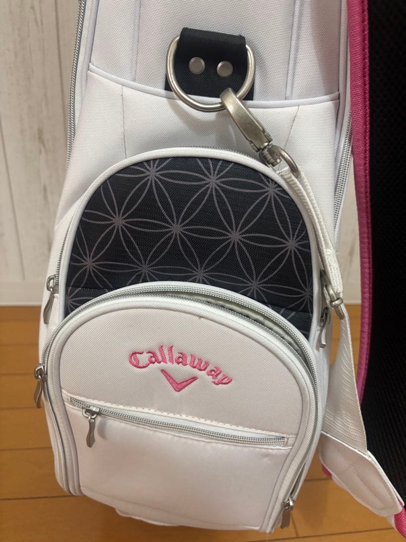 Callaway Squire キャディバッグ ホワイト/ブラック
