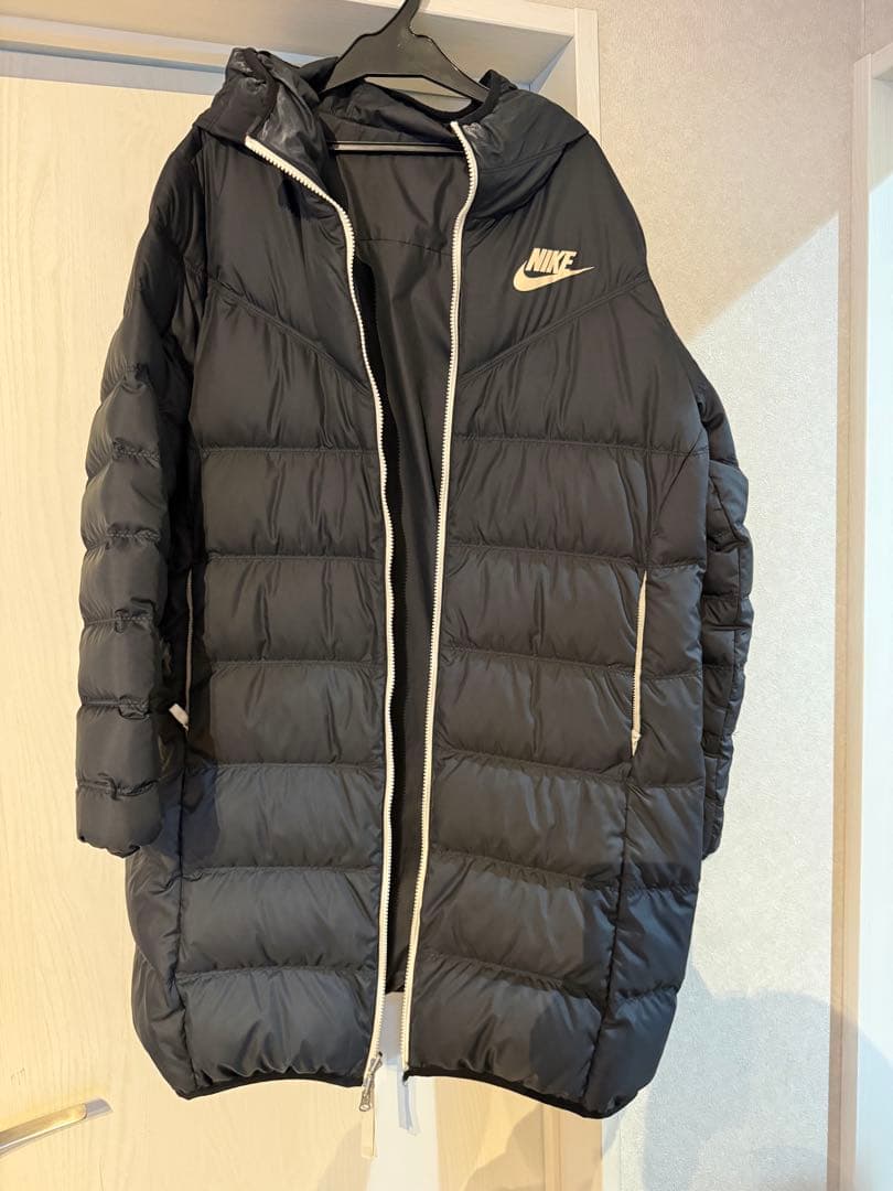 Nike 黒 ベンチコート リバーシブル
