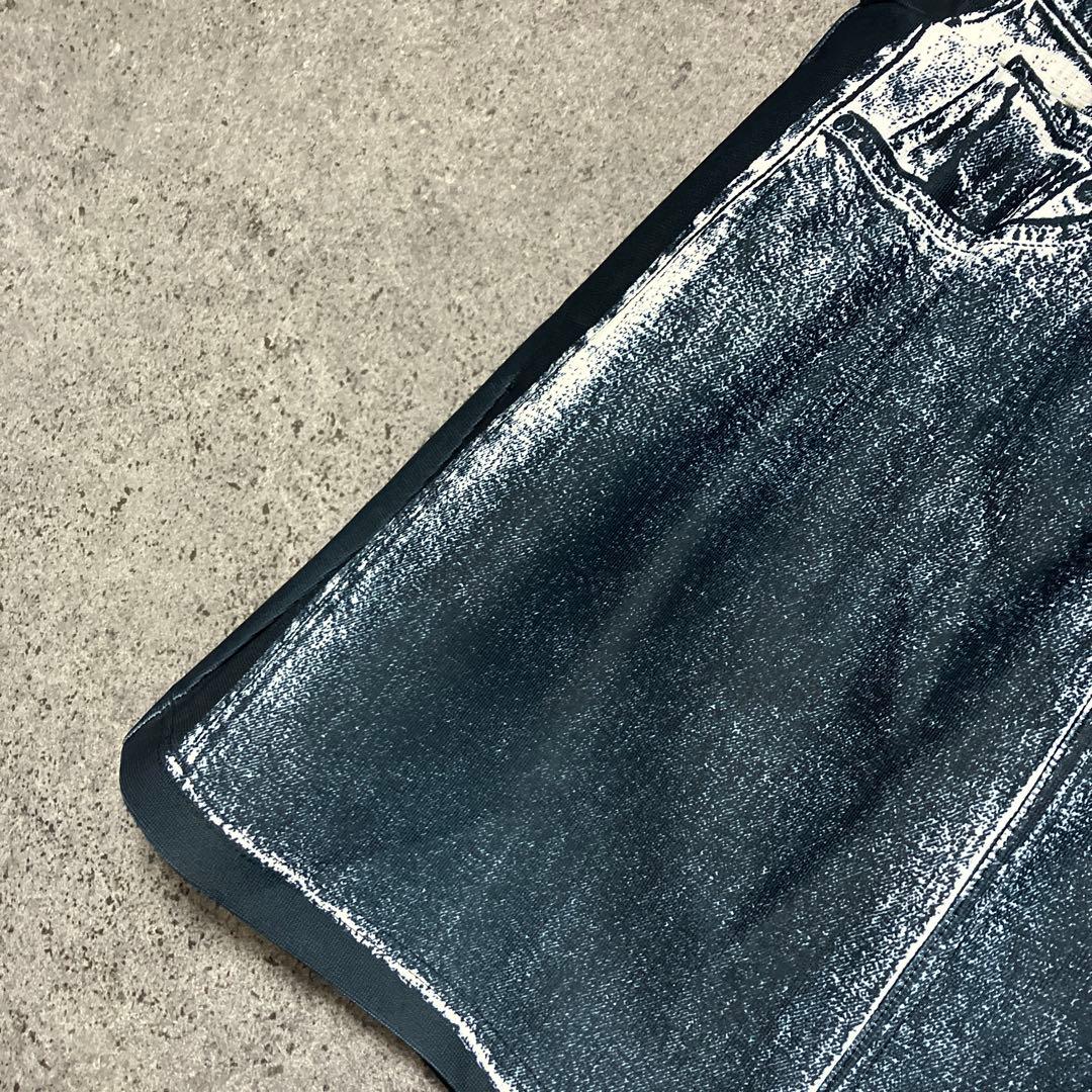 25ss パーリーゲイツ　パネルプリント　デニムスカート　1