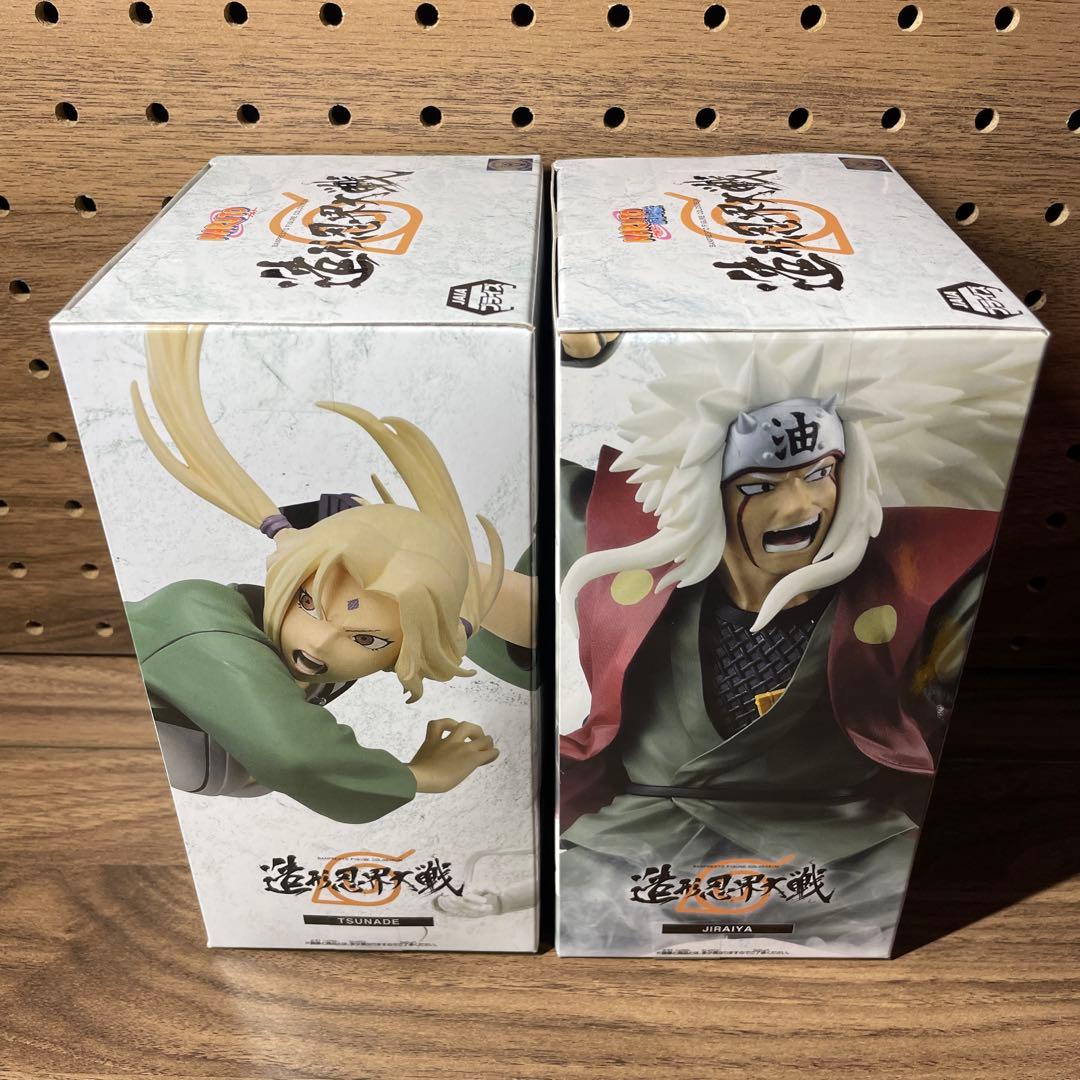 【未開封】NARUTO ナルト 造形忍界大戦 自来也 綱手 フィギュア